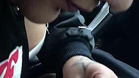 Mixed bbw sucking dick like a whore in homemade video. 🍆😋