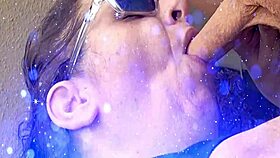 wow, this sensual deep throat on a huge 8 inch cock is amazing 😍