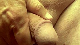 Grandpa Shows His Flaccid Cock Close-Up