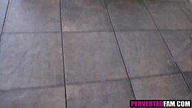 bored step sister used by step brother