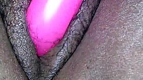 Black beauty squirts while being fucked
