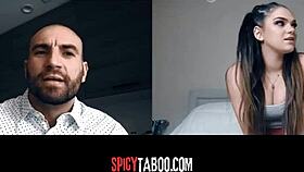 Horny Stepdaughter Calls Stepdad Naughtily!