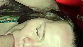 Deep throat a big cock