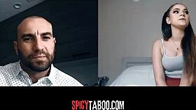 Horny Stepdaughter Calls Stepdad Naughtily!