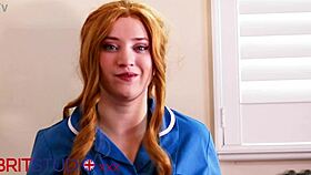 hey, nurse greene wants you to play with your cock and cum for her in this curvy teen solo session