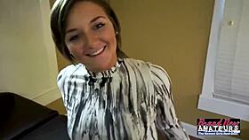 promiscuous kylie gets pussy fucked with cumshot swallow