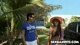 watch me fuck this big-ass colombian latina's tits and anal hard