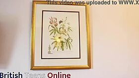 Naughty british college student sucks stepdads cock