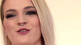 Hey Carly Rea, show us how this leggy blonde nails her sex casting vid!