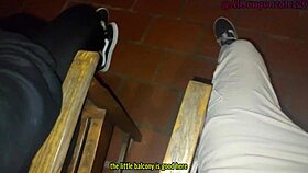 Mi Mejor Amiga Se Traga Toda Mi Pija En El Balcon Y Un Vecino Casi Nos Descubre Alisongonzalez26