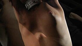 Bound Brunette Teen Struggles With Rough Punishment And Cumshot