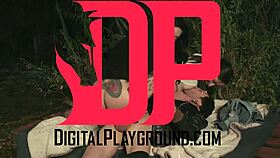 Alec Knight And Aria Alexander Fuck In Sex Machina Parody Scene!