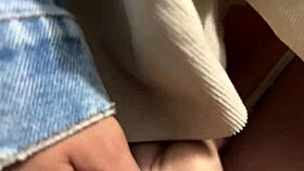 Pretty Brunette Talked Into Tight Anal Sex