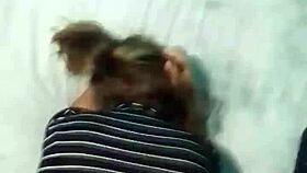 Pov me la mete de perrito en la cama grande