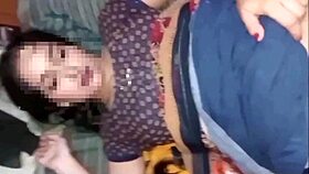Married woman's homemade sex video with her husband