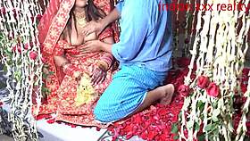 indian step mom gets quick creampie in desi suhagrat
