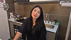 my husband comes home tired from work and i give him a deepthroat blowjob to lift his spirits - alejandra palacios.