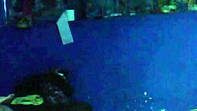 After the party, I sneaked out to visit the neighbor