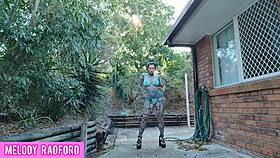 Melody Radford's Leaked Nudes: Twerking and Slapping Her Big Ass in a Micro Bikini Try-On Haul