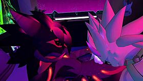 furries explore wild first time in vrchat. virtual furry action heats up fast with newbies!