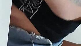 An amateur porn star breastfeeds and gets cum inside her vagina