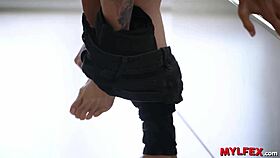 mylfex hot wife milf gets anal permission with young 18+ garage colleagues.