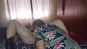 Hot blonde gets pussy licked and creampied