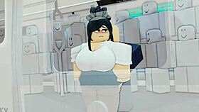 big tits ass and monster cock in metro