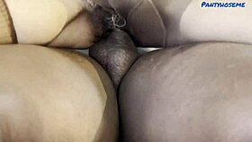 Hey, can you believe this married mature let me film her first black guy bang?