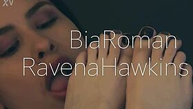 this bitch controls you with her wet pussy and feet