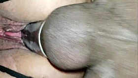 Interracial threesome with a big black cock