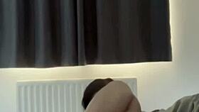 Horny British Brunette Squirts During Solo Toy Play