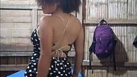 Can You Handle This Latina MILF Masturbating For Her Stepson After Losing A Bet?