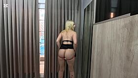 had a wild party with my married neighbor at the motel