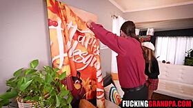 Hey, Asian teen 18+, spending Thanksgiving with horny stepgrandpa? What’s up with this messed-up family?