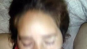 Latina MILF Sucks Cock Then Gets Missionary Fuck on Camera!