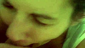 betty deepthroats that big cock, her tits bouncing wildly