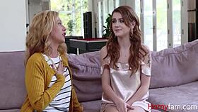 Rosalyn Sphinx, the stepsis, agrees to the family fuck plan