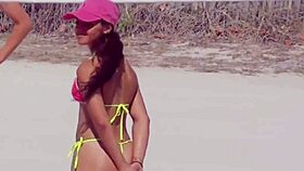Unbelievable Awesome Young 18+ Girl With A Micro Bikini On The Beach With Her Boyfriends Relatives