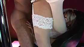 diana gold and kristi klenot get fucked on a stripper stage with anal and handjob