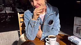 Pretty Brunette Talked Into Tight Anal Sex