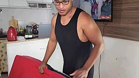 my wife caught me masturbating and fucked me hard, myllena rios