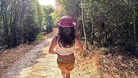 Compilation of walks in the forest for strangers to watch