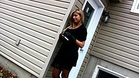 Wow, my sexy girlfriend teases in lingerie!