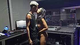 at the end of the carnival party, the dj kept staring at me, and i couldn't resist going to fuck him in the booth.