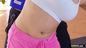 hey guys, check out gorgeous billie star getting banged by her yoga instructor 😍