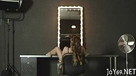 Solo Girl Rubs Her Pussy Thoroughly