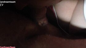 She quickly facefucks a monster cock and swallows the cum in this homemade video.