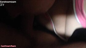 She quickly facefucks a monster cock and swallows the cum in this homemade video.