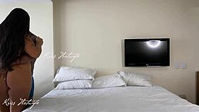 Boss's husband helps me relax at work. We chat about big black cock.